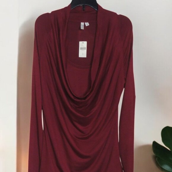 Anthropologie Pure + Good XS Cowl Neck Top - NWT - Picture 3 of 3